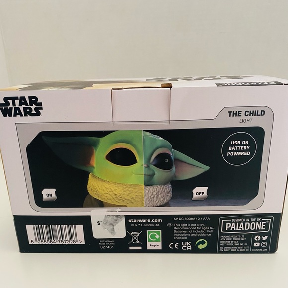 New Baby Yoda Desktop Light Lamp
The Child Mandalorian Grogu - Picture 4 of 13